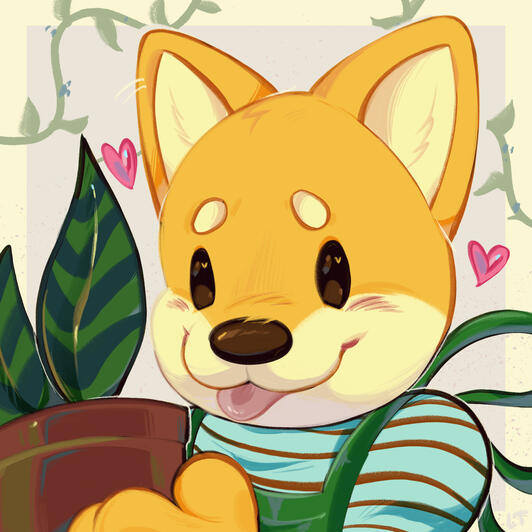 painterly corgi painterly corgi