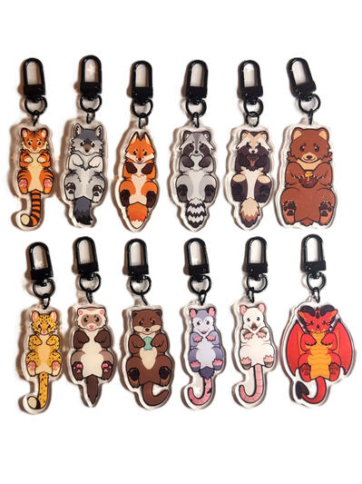 critter crew keychains